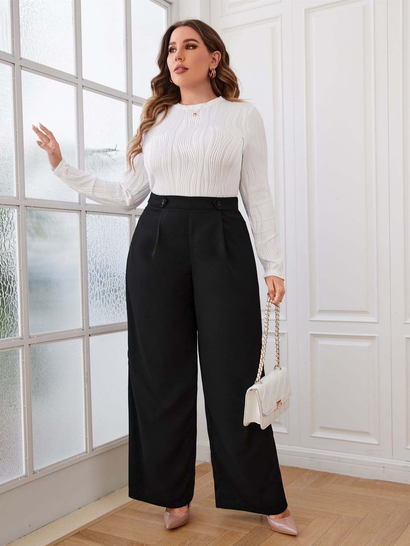 Як вибрати широкі штани plus size