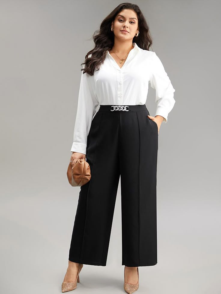 Як вибрати широкі штани plus size